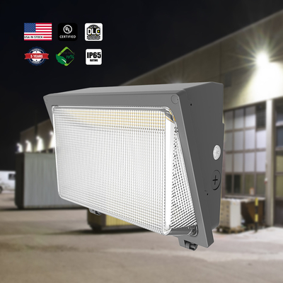 OEM FCC UL 30W-120W LED Wall Pack Light 140lm/W 3CCT ปรับสําหรับการบรรทุก Docks Pathway