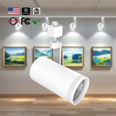 110 Lm/w IP20 LED Track Lamp 10/15/20/25/30W ไฟสายปรับสําหรับห้องแสดงภาพ