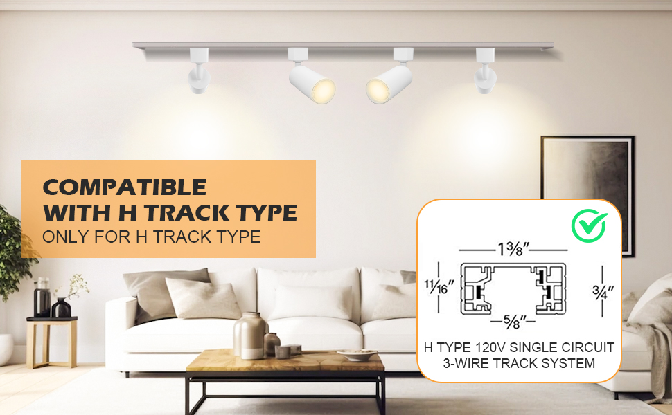 2700K-4000K LED Spot Light Fixtures, 110Lm/w IP20 LED Track Lamp ราคาถูก 2